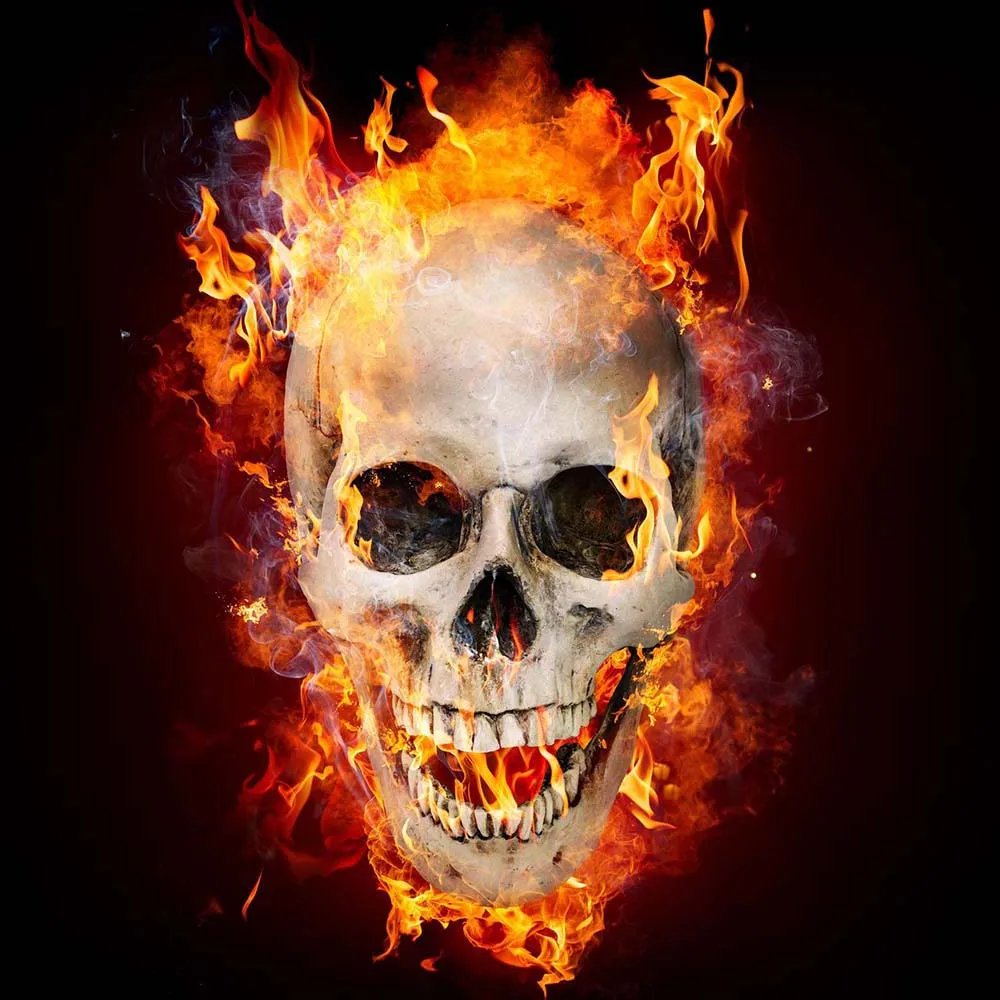 Хэллоуин огненные пещеры Таро Стикеры для лестницы украшения дома забавные DIY