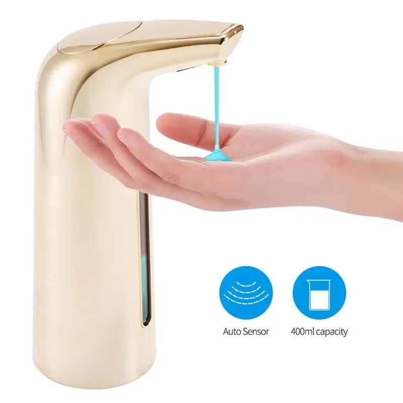 

Soap Dispenser Automatic 400ML Electric Soap Dispenser Sensor Infrared Foaming Hand Washer Soap Dispensers For Bathroom Kitchen
