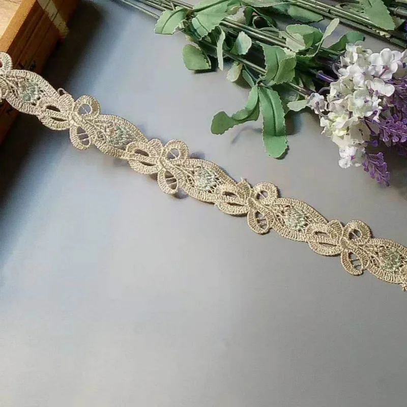 3 ярда сетчатая вышитая лента кружевная отделка ленты для домашнего текстиля