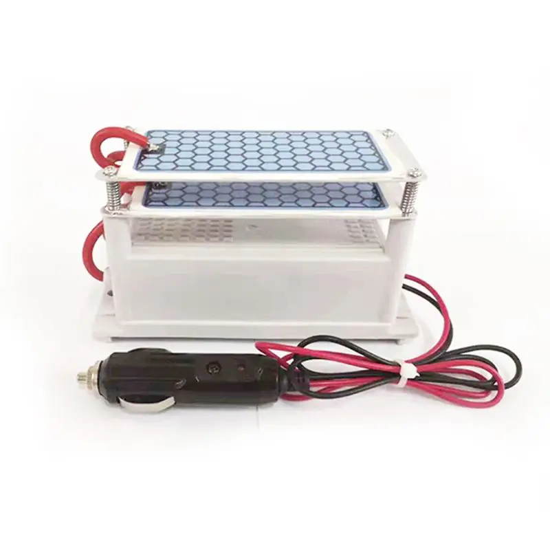 

808F 10g/h DC12V/AC220V Portable Ozone Generator Integrated Ceramic Ozonizer