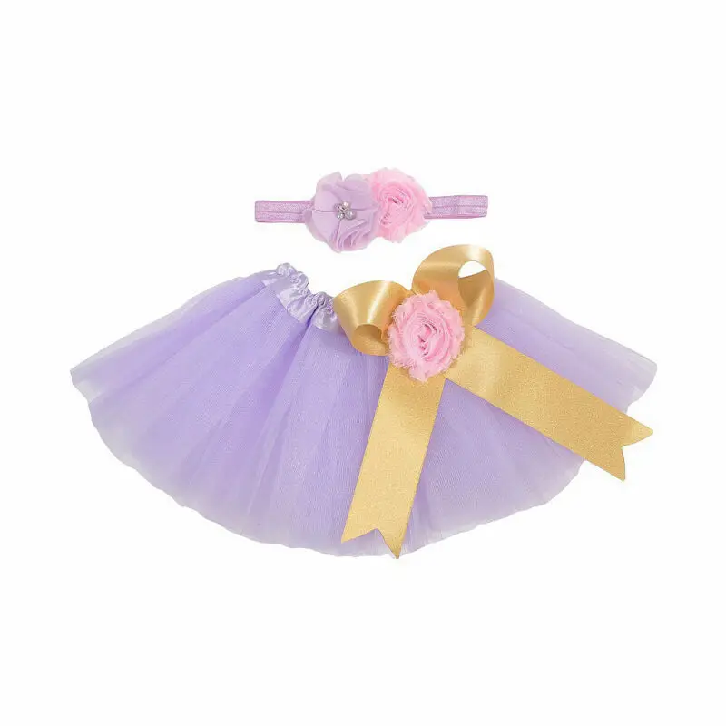 Pudcoco Baby/весна-лето Новинка модная юбка-пачка для новорожденных девочек и повязка