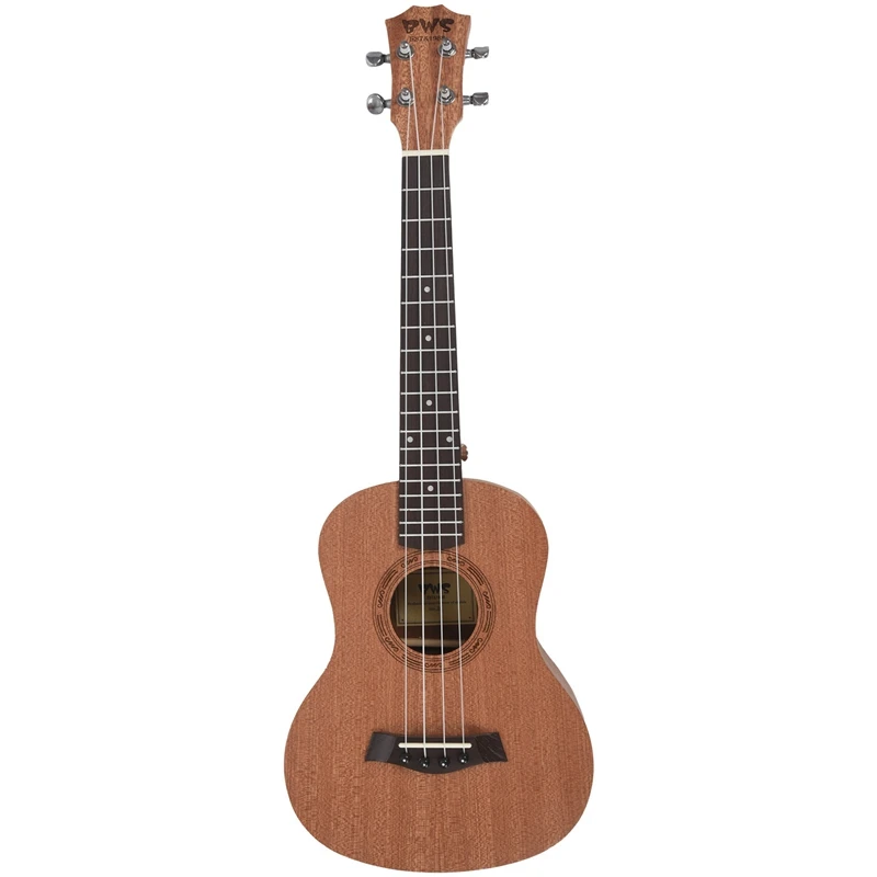 BWS EST & 1988 26 дюймов красное дерево 18 лад Tenor Ukulele Акустическая гитара Cutaway из