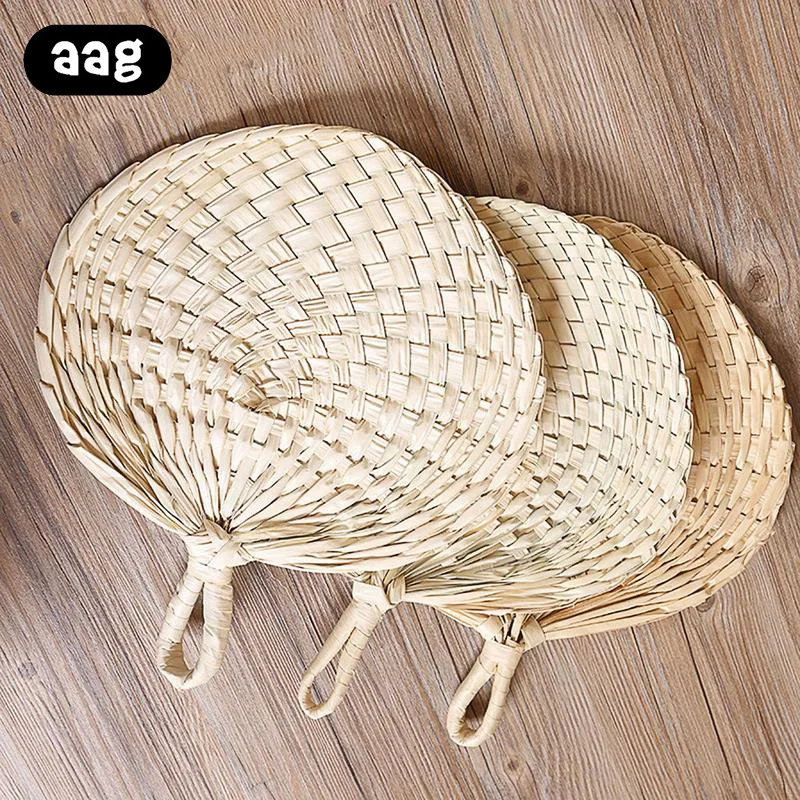 Соломенный веер ручной работы в китайском стиле Ручной Веер для рук виде