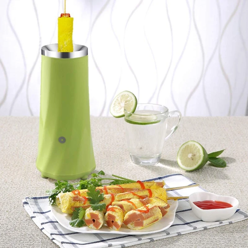 Single Tube Automatic Multifunctional Egg Roll Maker Electric Boiler Omelette Master Sausage Machine Breakfast Tool Us P | Бытовая