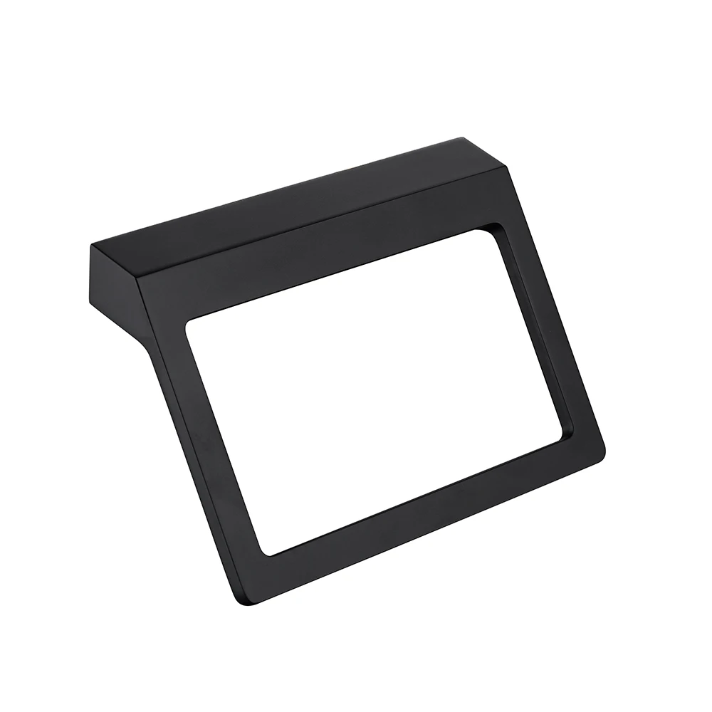 Матовый черный/хромированный набор качественных полотенец для ванной комнаты из