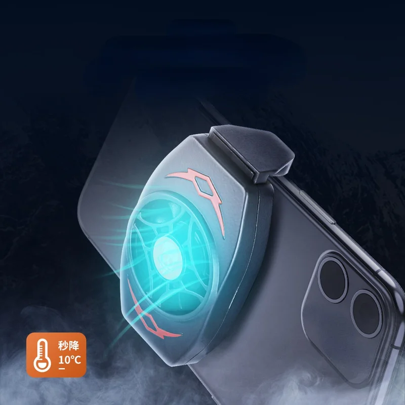 

Universal X13 Mobile Phone Game Cooler System Cooling Fan Gamepad Holder Stand Radiator For Iphone Xiaomi Huawei Samsung Phone