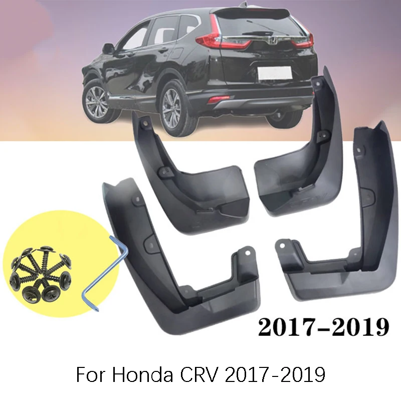 Набор из 4 передних и задних брызговиков для Honda CRV 2007 2019 автомобильные