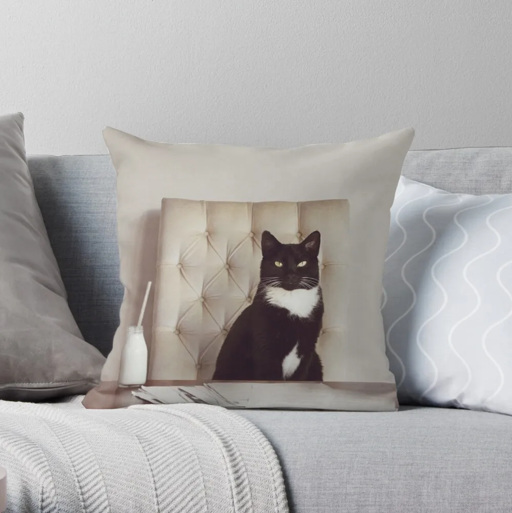 

Corporate Cat Throw Pillow Pillow Case Polyester Home Decora Pillowcases Throw Pillow Case kussensloop almohada poszewka