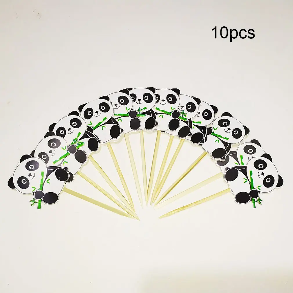 10 шт панда день рождения Festerval свадебные декоративные инструменты Праздничная