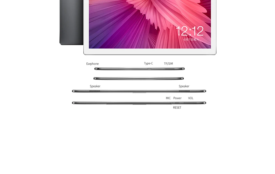 Teclast M30 10,1 дюймов 4G Phablet Планшеты Android 8,0 3 ГБ ОЗУ 64 Гб ПЗУ 1920x1200 планшетный ПК MT6797 X27 Deca Core 7500 мАч gps