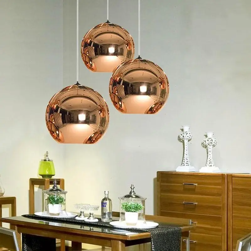 

Подвесная лампа со стеклянным шариком 15 см, подвесной светильник, подвесной светильник Dreamlike E27, Скандинавская люстра для спальни