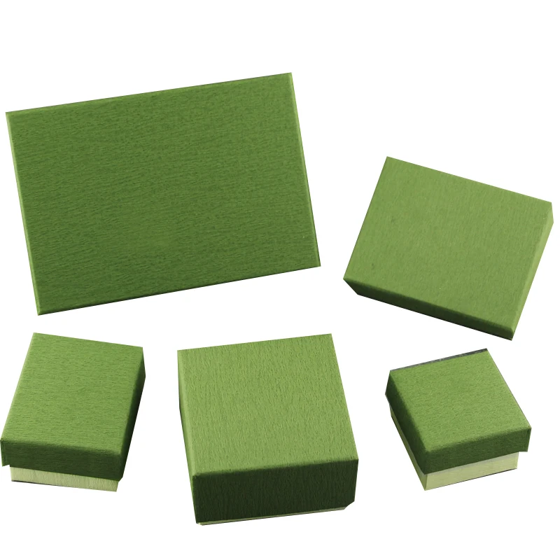 50 шт./лот цветной органайзер для ювелирных изделий коробка хранения колец серег