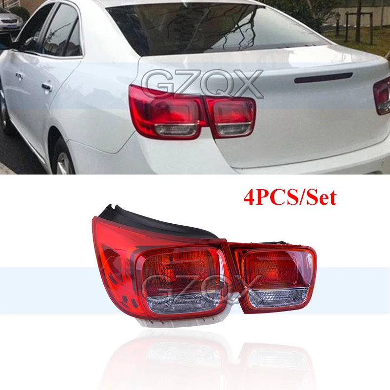 Задний стосветильник сигнал CAPQX 4 шт./компл. светильник для Chevrolet Malibu 2012 2015 стоп