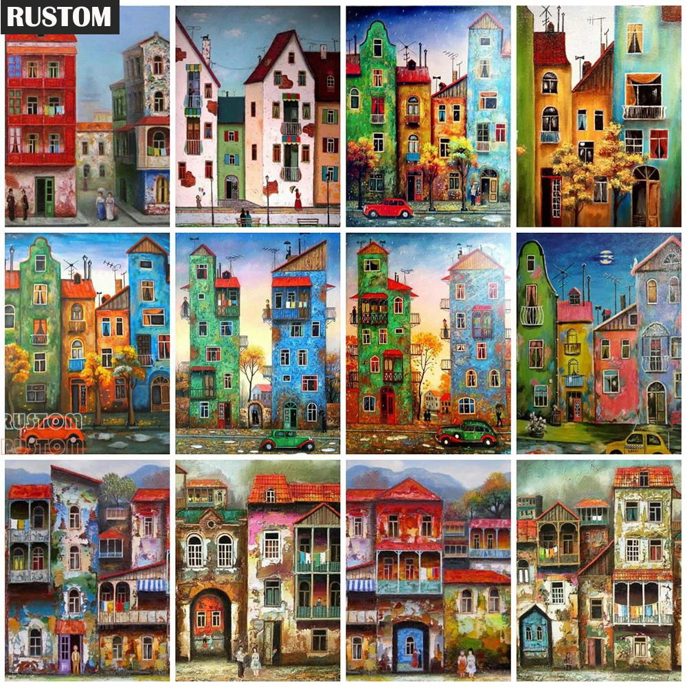 

5D DIY Square/Round Diamond Painting House Picture Rhinestones Diamond Embroidery Cartoon Cross Stitch Art Children's Room Decor