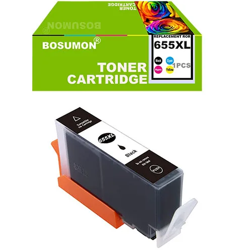 1 BK Bosumon для hp 655 hp 655 Совместимость BK чернильный картридж с чипом для hp с чернилами hp Deskjet 3525 4615 4625 5525 6520 6525 6625 принтер - Цвет: 1 BK