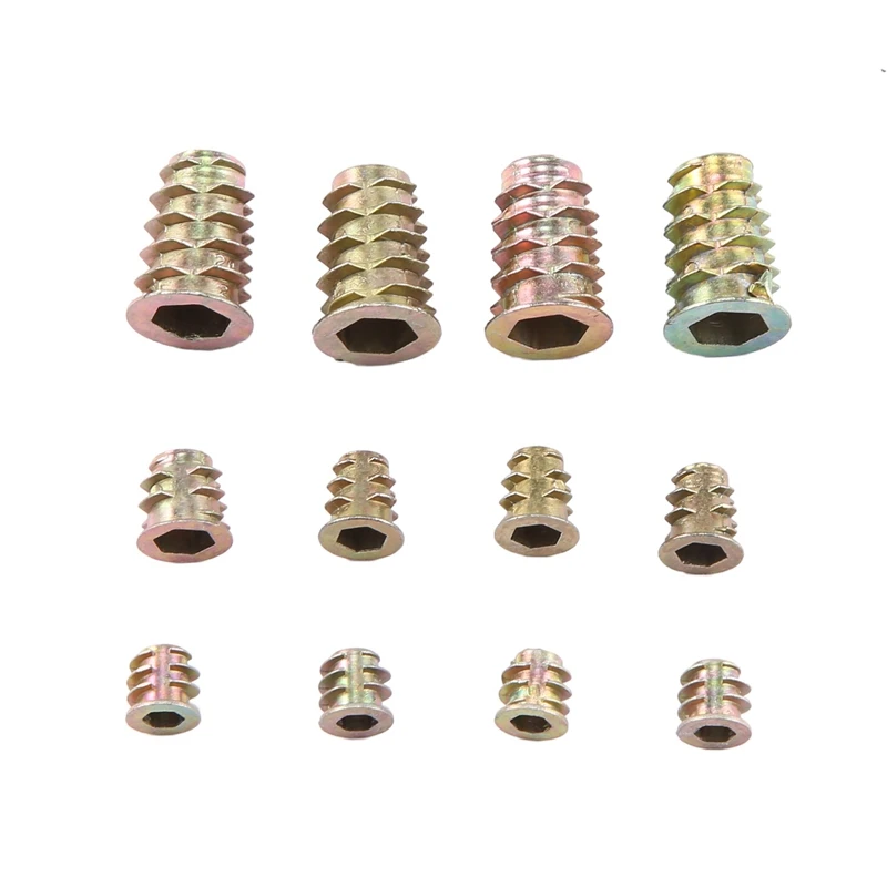 Акция! Резьбовые вставки гайки набор инструментов для деревянных вставок M4/M5/M6/M8