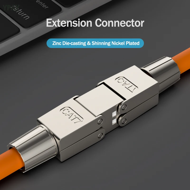 Cat6A Cat7 удлинитель кабеля распределительный адаптер соединительная коробка RJ45 Lan