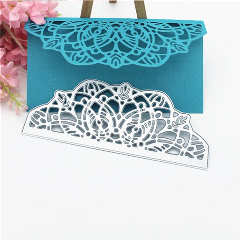 Новинка 2020 года хит сделай сам конверт кружевные металлические Вырубные штампы