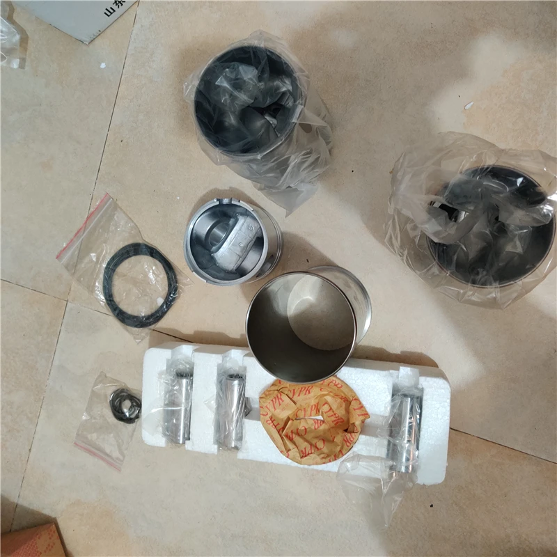 

Laidong KM385BT set of piston group, including the piston, piston rings, cylinder liners and piston pin and circlips
