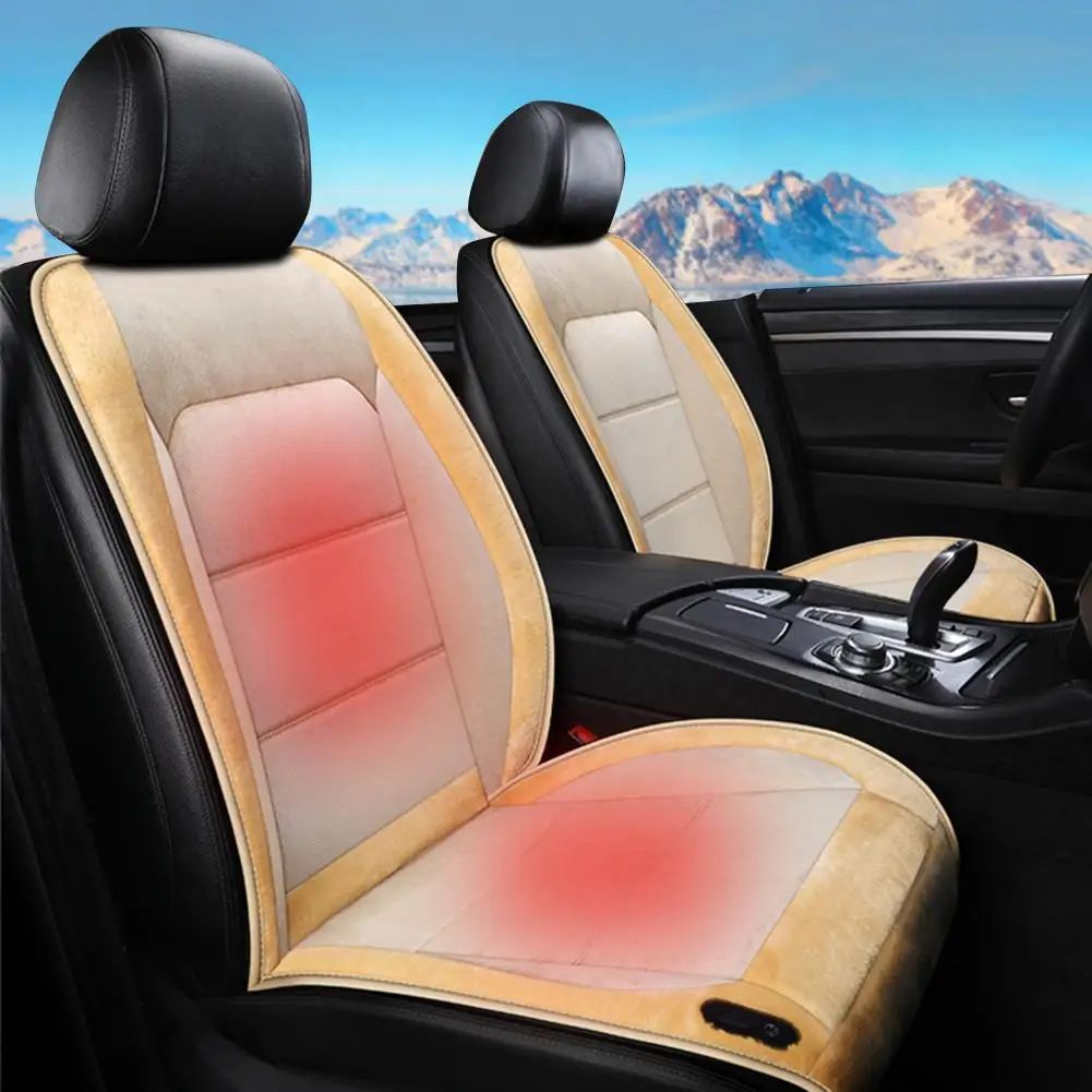 

DC 12V/24V Heated Car Seat Cushion Cover Seat Heater Warmer Winter Household Cushion Cardriver Auto Seat Heater Heating Cushion