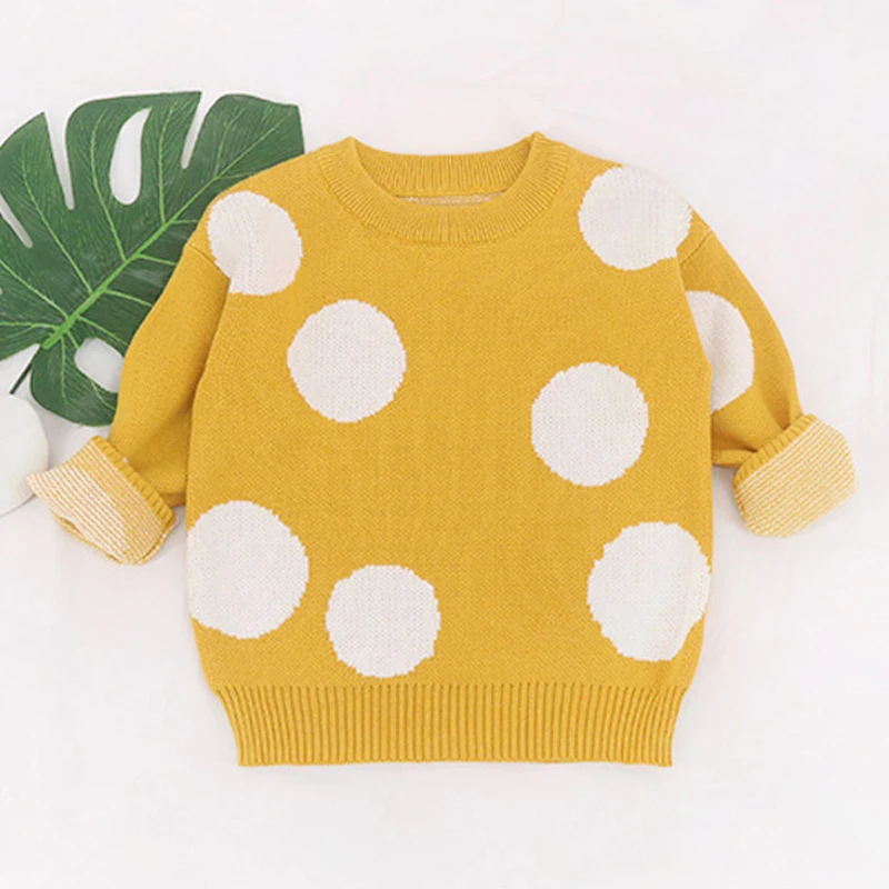 Осень-зима Новые свитера для маленьких девочек кардиган свитер Корейская куртка