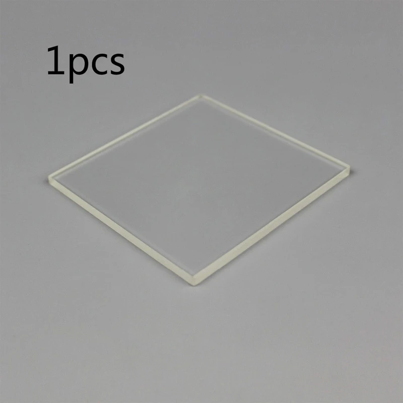 

1pcs transparent quartz glass plate 30mm*30mm*1mm quartz glass square plate