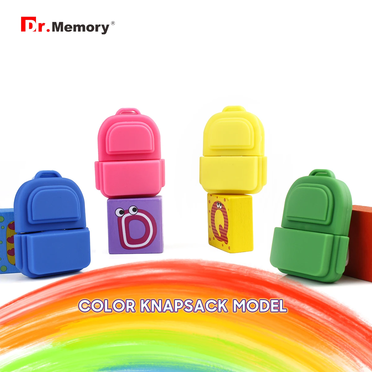 

USB-флеш-накопитель Dr.Memory в школьном стиле, 4/8/16/32/64/128 ГБ, USB 2,0