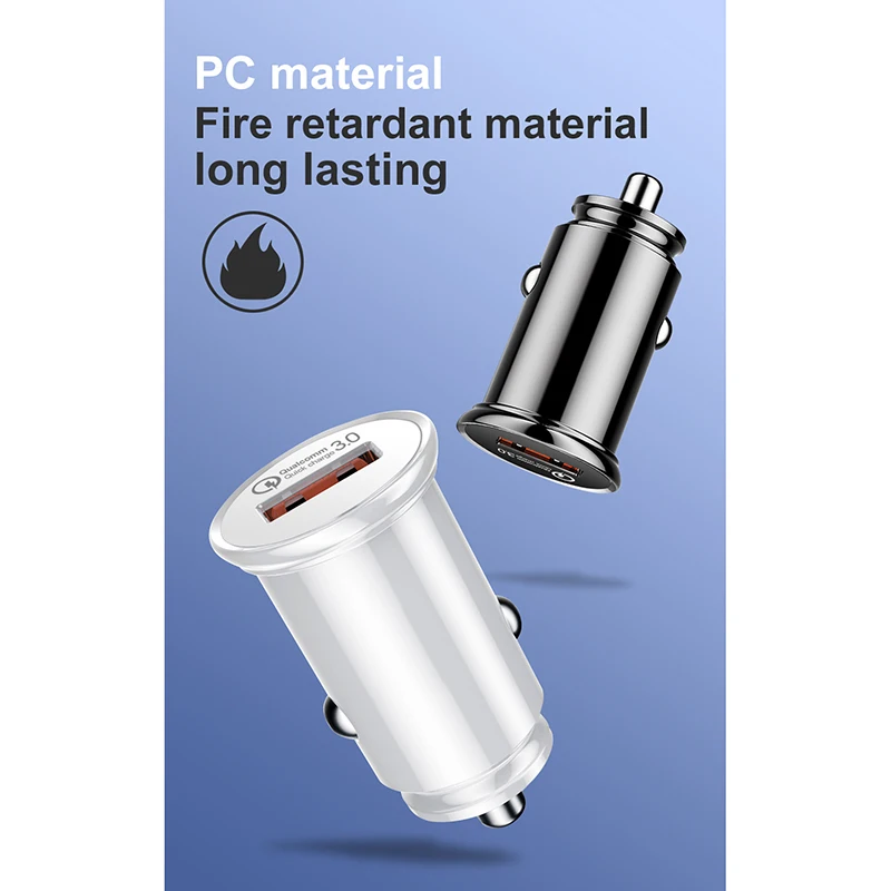 Автомобильное зарядное устройство Quick Charge 4 0 3 USB QC4.0 QC3.0 QC 5A автомобильное PD для