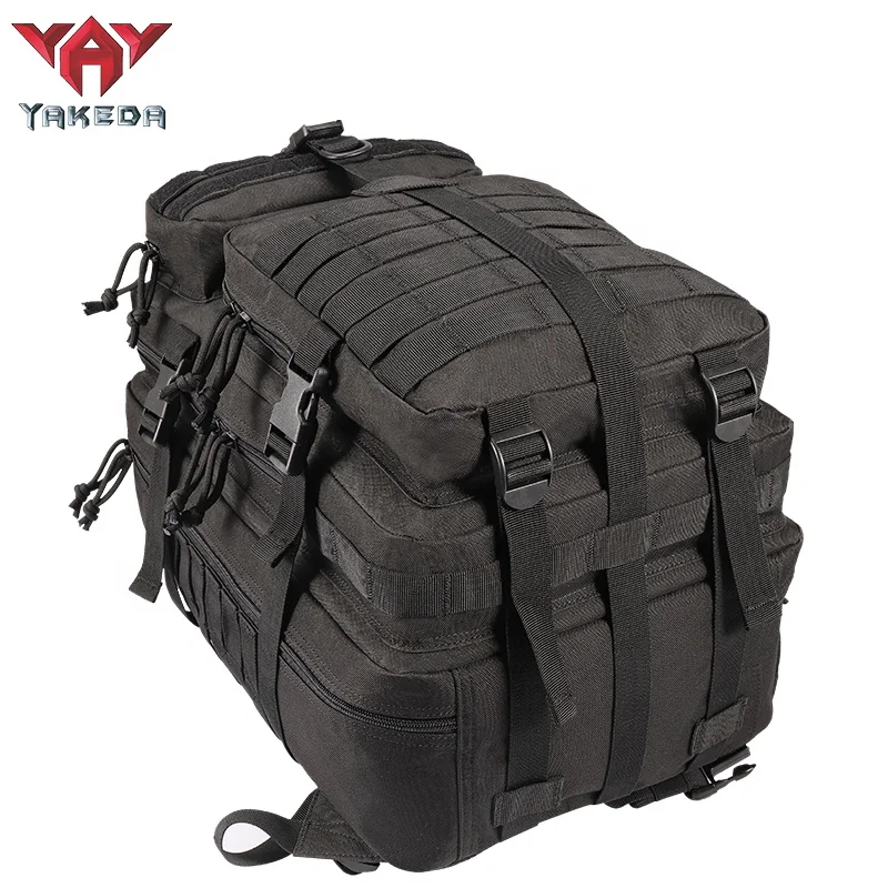 Military Rucksack Outdoor Waterproof Training Bag MOLLE Assault Pack Mochila Tactico Black Tactical Backpack for Outdoor Hunting