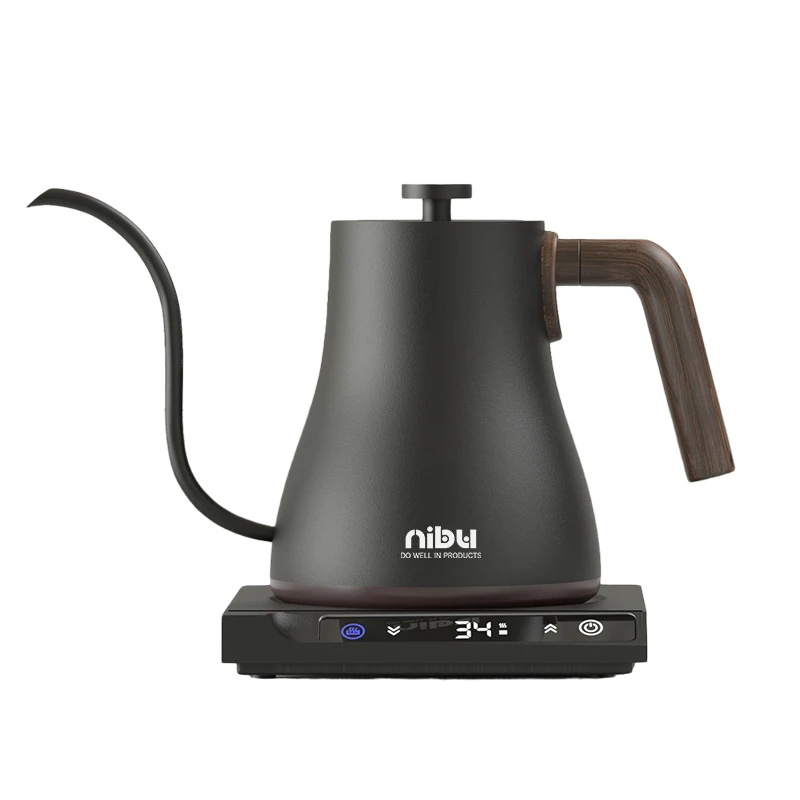 

Чайник электрический с регулятором температуры, умный кофейник с узким ртом и гусиной шеей