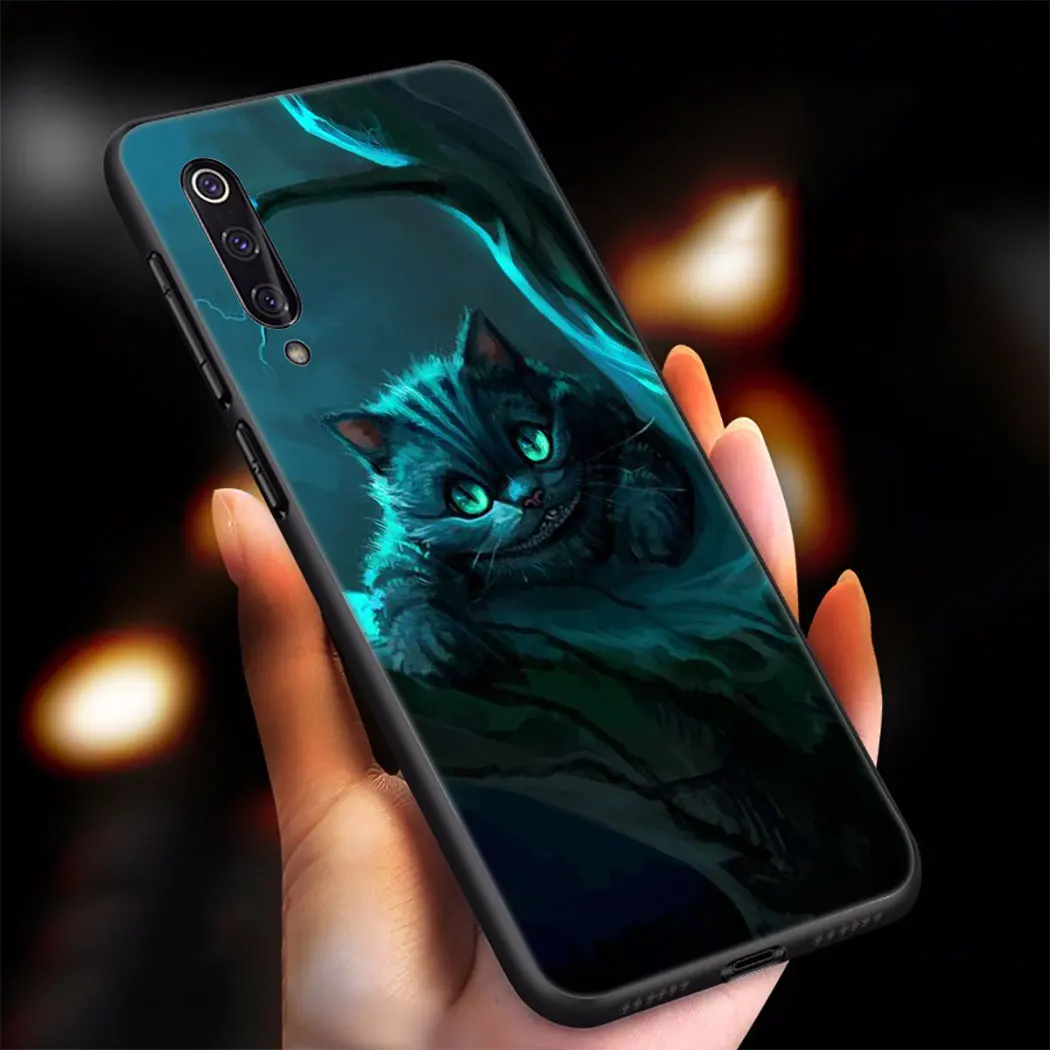 IYICAO Alice in Wonderland Cheshire Cat Soft Silicone Case for Xiaomi 9 8 SE A2 Lite A3 9T Pro A1 CC9 5X 6X MAX 3 F1 |