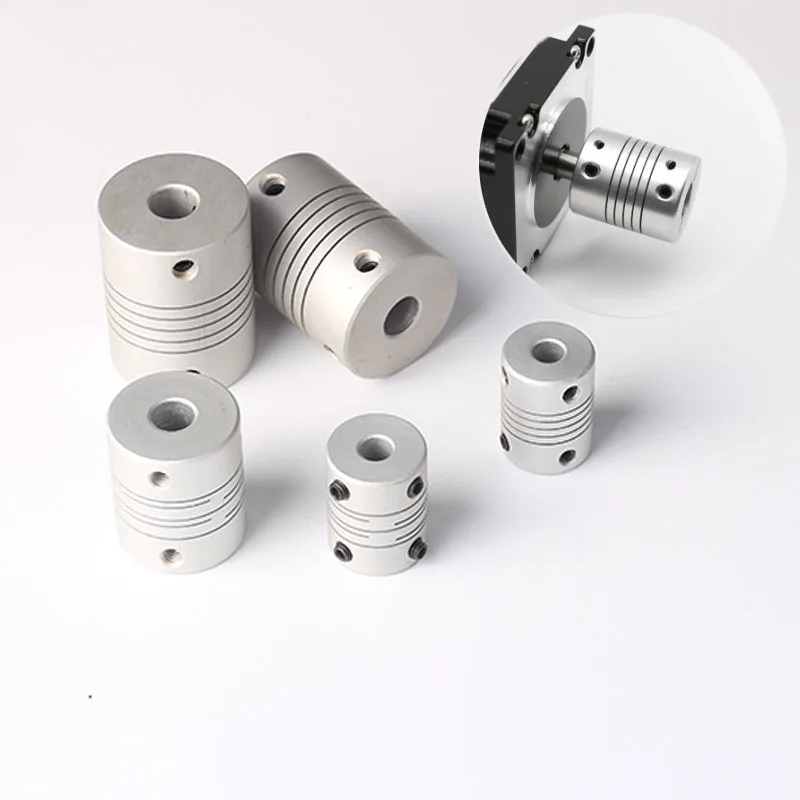 

Shaft Coupler Flexible Coupling Aluminium For CNC Motor Stepper Motor 3D Printer Engraving Machine 30x38mm 8//9.525/10/12/14mm