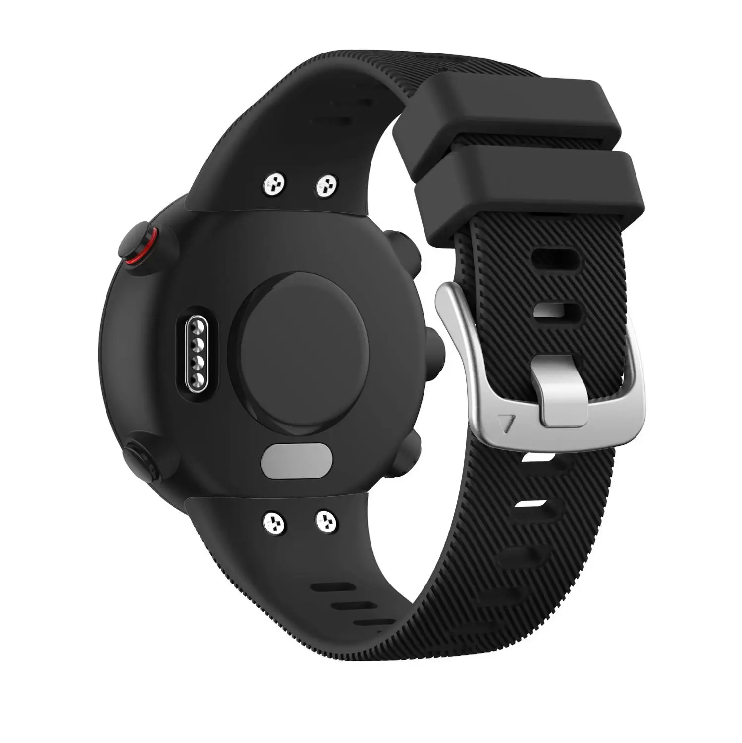 Black Силиконовый ремешок для Garmin Forerunner 45 45 s, умный ремешок для часов, спортивный сменный Браслет, цветной браслет Correa с инструментом - Цвет: Black