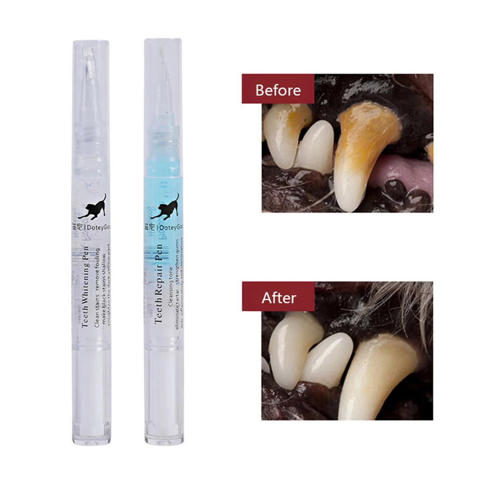 5ml/Pen Pet Teeth Cleaning 2/3Pcs Pen Dog Whitening Cats with Tool Universal |