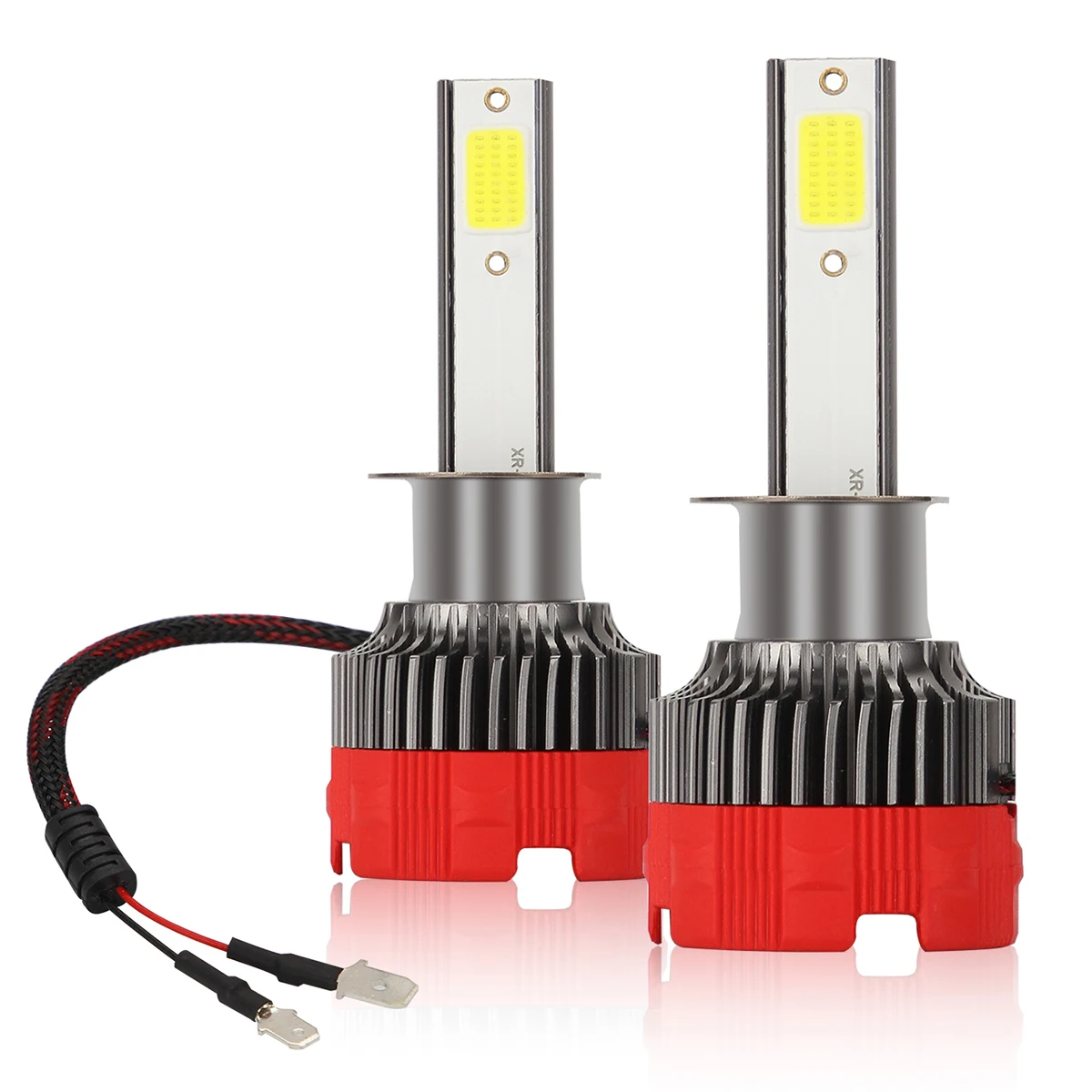 2 шт. Автомобильные светодиодные фары лампы из алюминиевого сплава передние