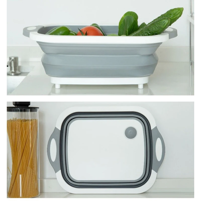 Бытовая креативная Складная Многофункциональная разделочная доска кухонные