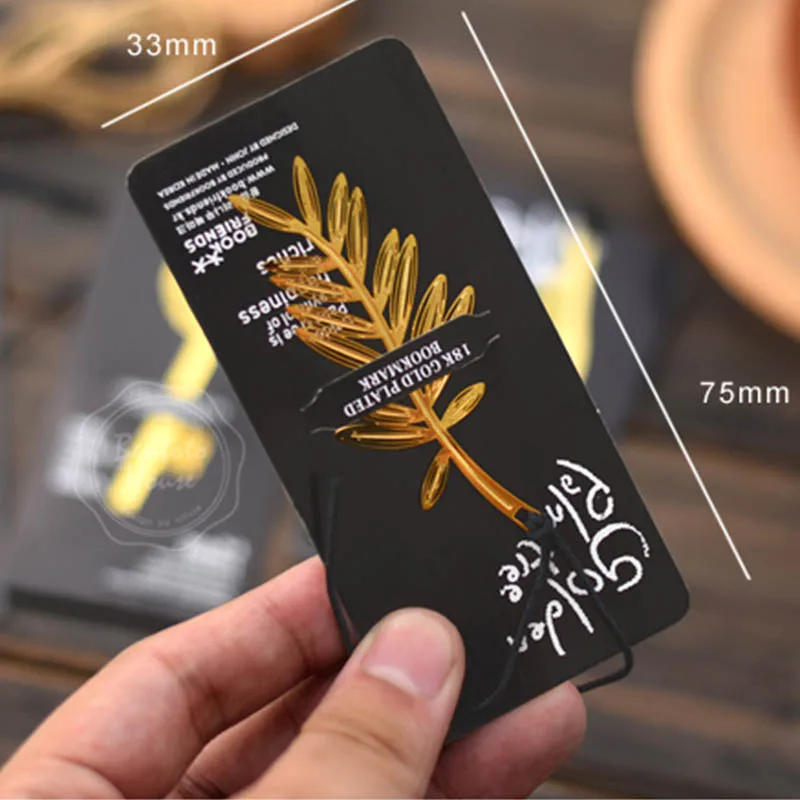 1 шт./лот красивые металлические закладки с покрытием золотистый Серебристый