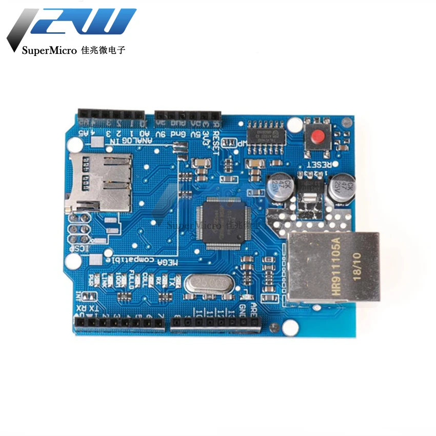 Плата расширения сети Ethernet W5100 модуль SD-карты поддержка сетевого модуля MEGA |