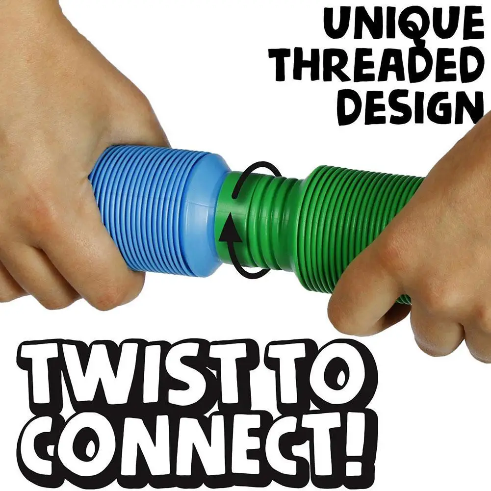 

1pc Children's Vent Decompression Fidget Toy Mini Telescopic Fidgets Decompression Toy Sensory For Children Tube With Autis E5S8