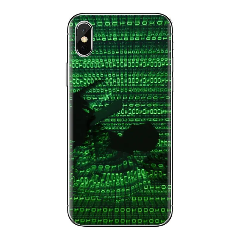 Silicone Phone Cover Bag For Xiaomi Mi4 Mi5 Mi5S Mi6 Mi A1 A2 5X 6X 8 9 Lite SE Pro Max Mix 2 3 2S Computer Code Illustration |