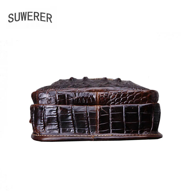 Новая мужская сумка SUWERER 2020 из натуральной воловьей кожи модная нагрудная