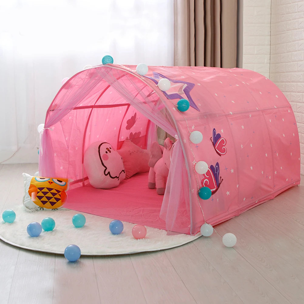 

Children Bed Tent Game House Baby Home Tent Boy Girl Safe House Tunnel Tent