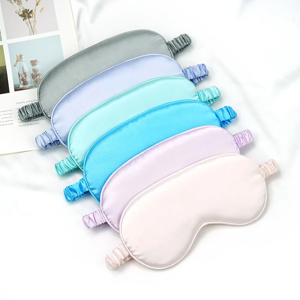 Silk Shading Sleeping Eye Mask Soft Comfort Multicolor Sleep Cover Blindfold Shield Patch Eyeshade Health |