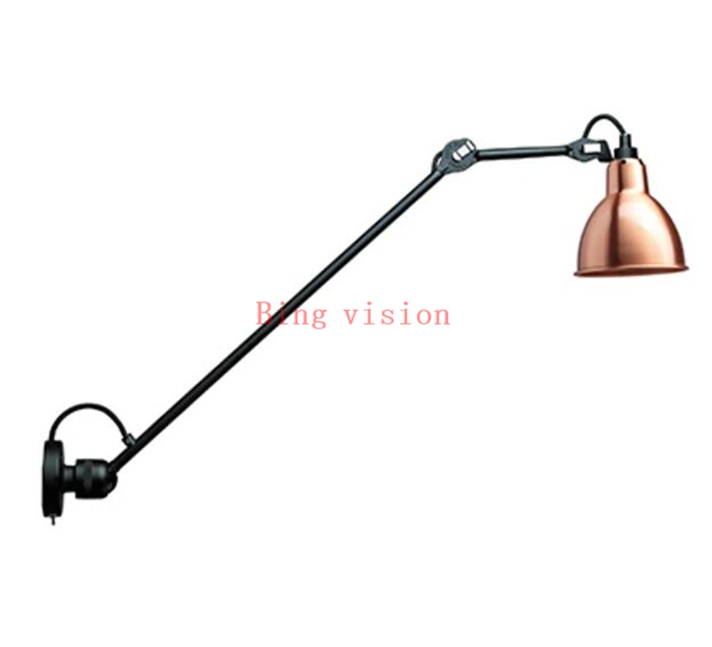 60cm Rose gold Постмодерн Простой настенный светильник скандинавский отель креативная домашняя Светодиодная лампа прикроватная лампа светильник Промышленный Декор настенное освещение 5,0 - Цвет абажура: 60cm Rose gold