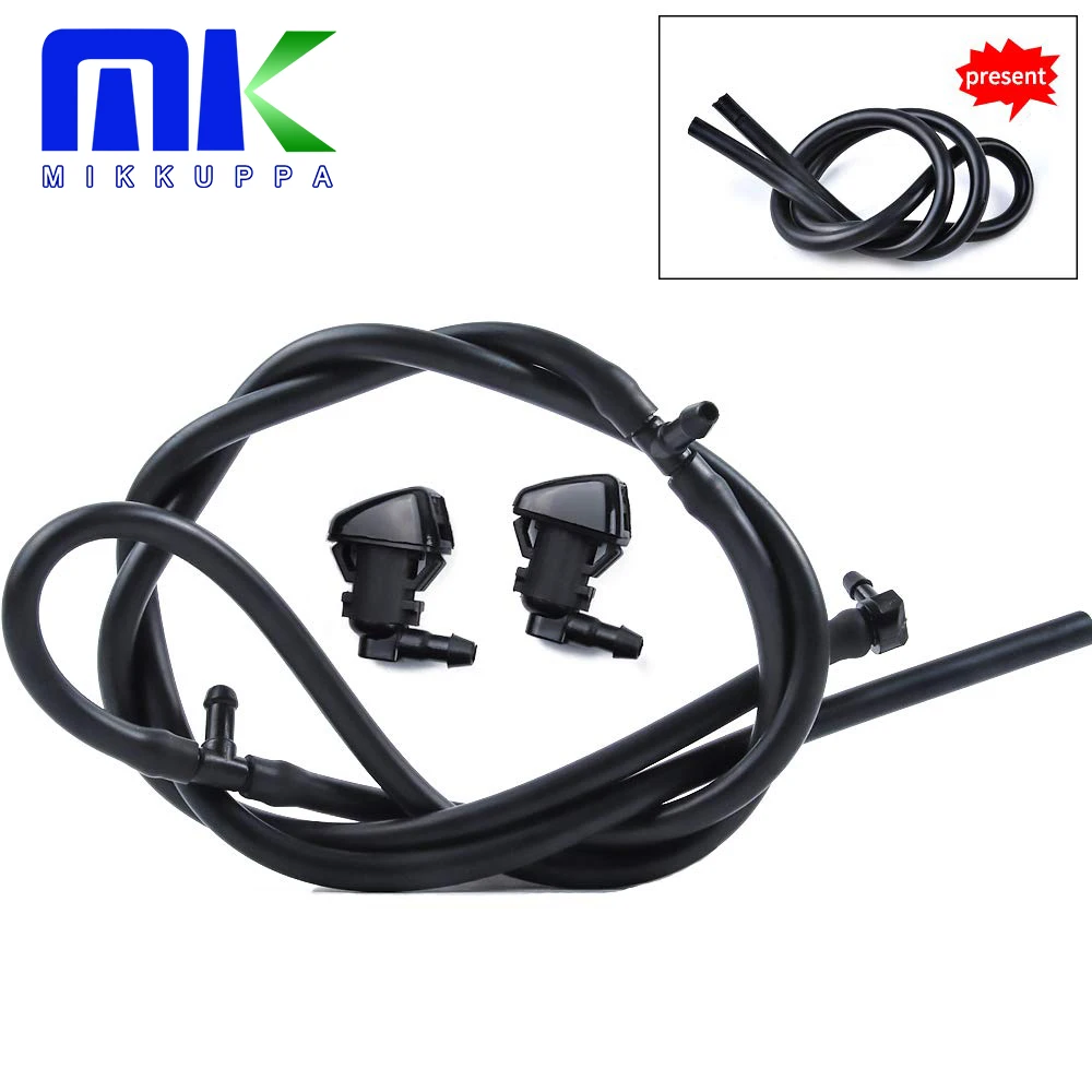 

MIKKUPPA комплект сопел для омывателя лобового стекла для 11-16 Ford F250 F350 F450 F550 омывателя струйного и жидкого шланга с соединителем
