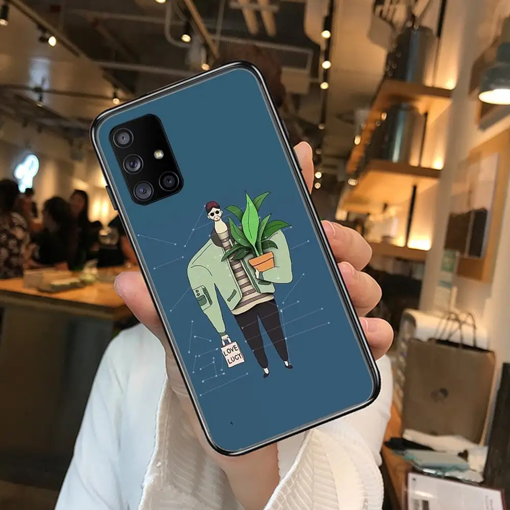 

Cute Couple Killer Leon Phone Case Hull For Samsung Galaxy A 50 51 20 71 70 40 30 10 80 E 5G S Black Shell Art Cell Cove