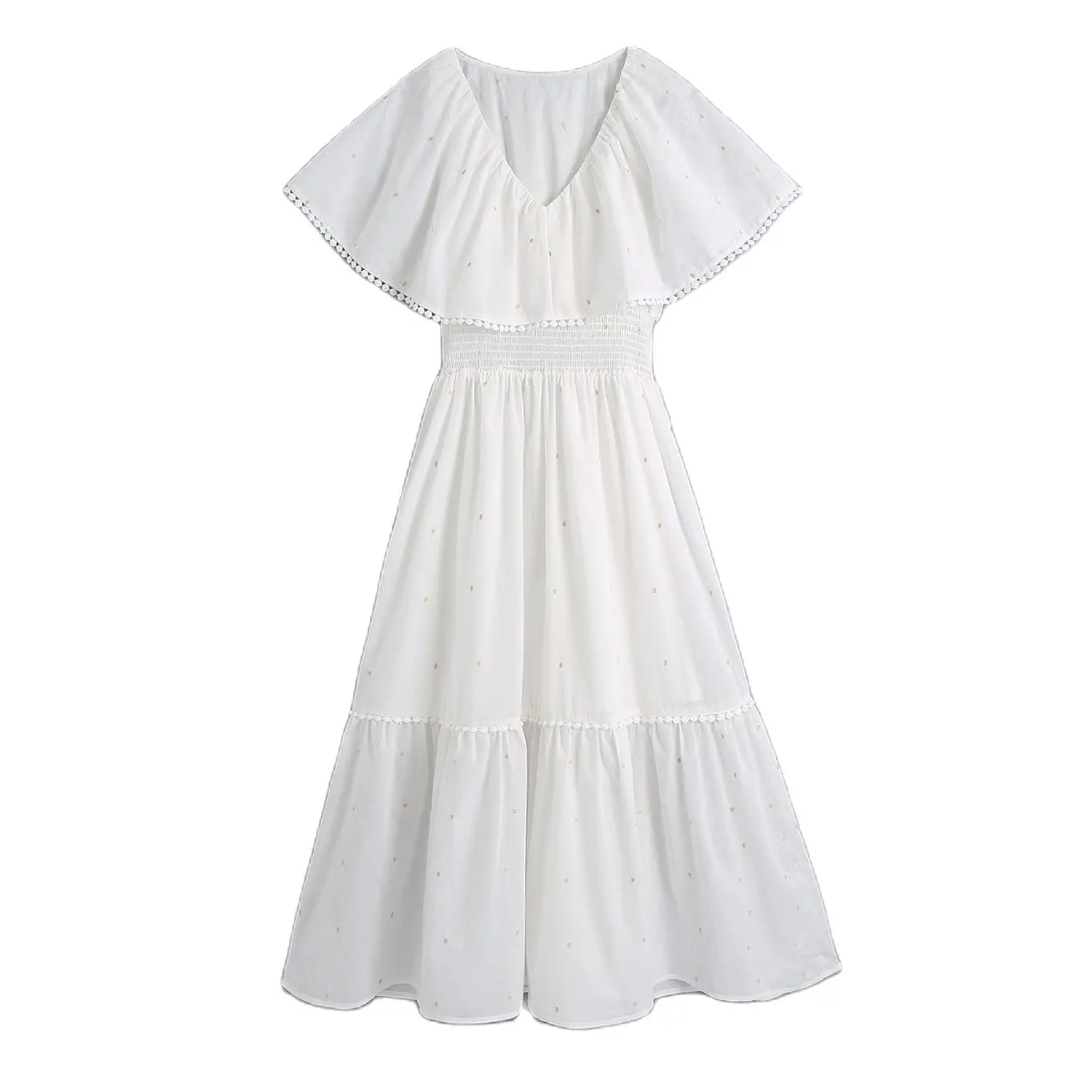 

JC·KILIG 2021 Embroidery Tulle Dress B1596