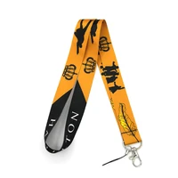 broadway musical hamilton keychain lanyard for keys neck strap id badge holder mobile phone straps hang rope keycord necklace