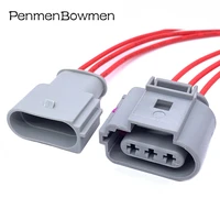 3 pin 3 5mm auto crankshaft sensor plug fog lamp waterproof electronic connector wire harness 1j0973723g 1j09737236
