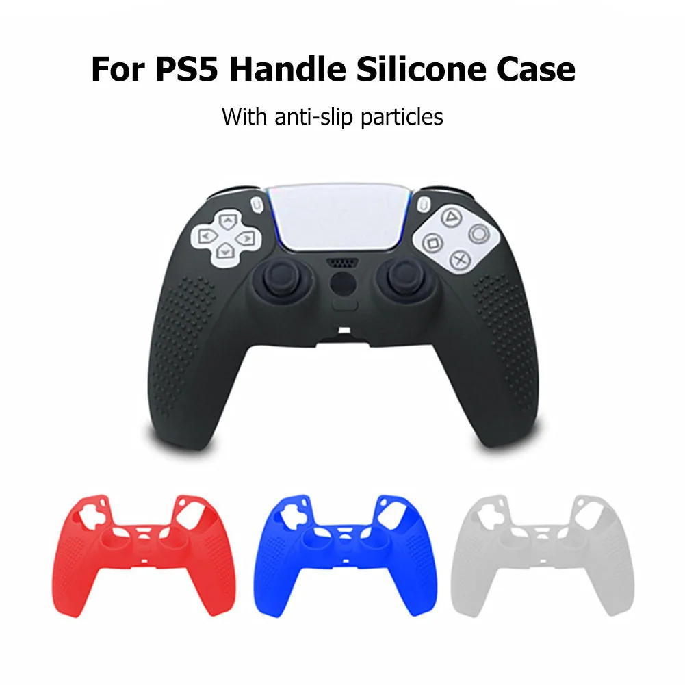 

Gamepad Silicone Non-slip Protective Case For SONY Playstation 5 For PS5 Controller Protection Cover Game Controller Skin Guard